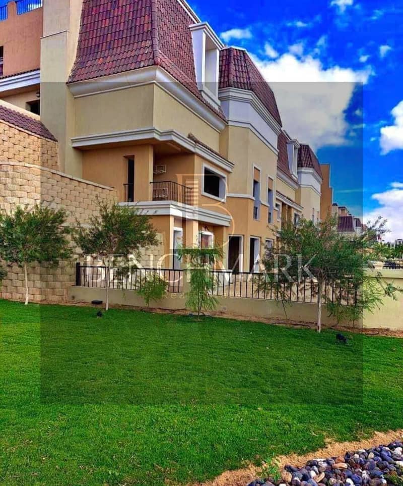 S Villa Corner for sale 212 m in Sarai Compound, New Cairo, Mostakbal City, next to Madinaty and Mountain View, installments over 8 years 18