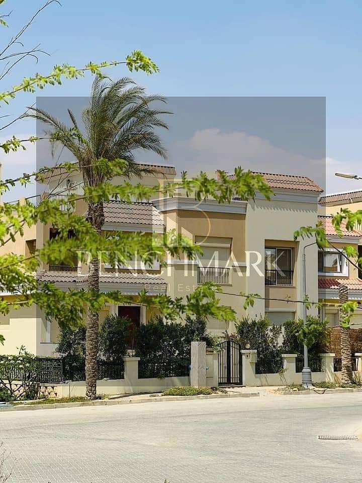 S Villa Corner for sale 212 m in Sarai Compound, New Cairo, Mostakbal City, next to Madinaty and Mountain View, installments over 8 years 21