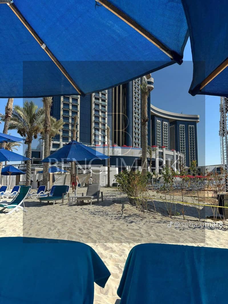 For sale a fully finished apartment on the 19th floor in the New Alamein Towers North Coast immediate delivery view sea and lagoon in installments 20