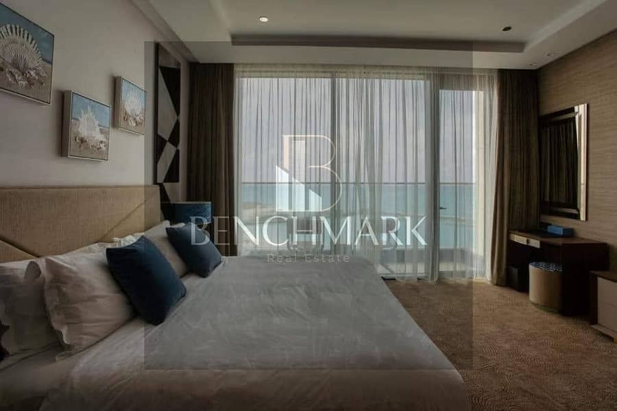 Apartment for sale, 4 rooms, two floors, finished, on the 31st floor in the New Alamein Towers, North Coast, immediate delivery, sea and lagoon view 3