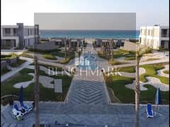 Chalet for sale 150 m with garden view sea in La Vista Ras El Hekma Village North Coast next to Swan Lake and Mountain View fully finished installment 0