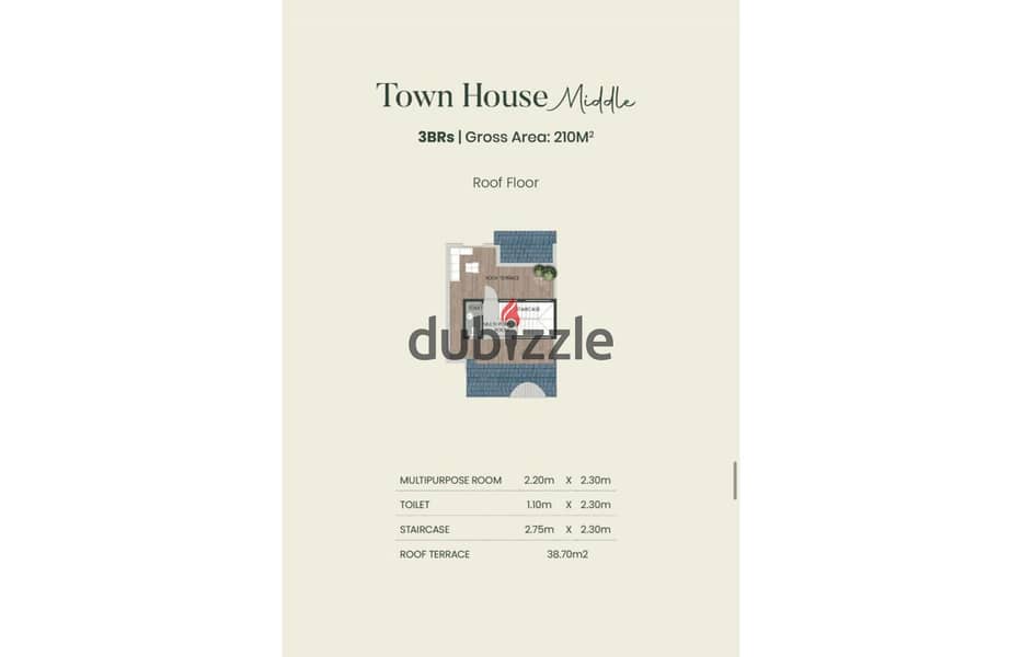 Town house 210m in Mountain view aliva Mostabal city 6