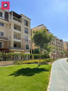 For sale a ground floor apartment with alarge garden and prime location inside Sarai Compound 1st Settlement near New Capital,5th Settlement Nasr City