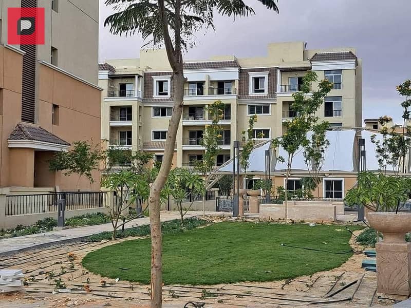 For sale a ground floor apartment with alarge garden and prime location inside Sarai Compound 1st Settlement near New Capital,5th Settlement Nasr City 20