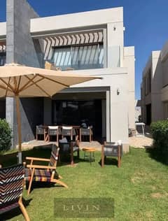 Twin house villa for sale, 220 sqm, sea view,ready to move,  with only 15% down payment and equal installments over 6 years in La Vista ras elhekma 0