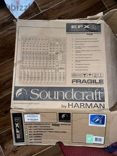 soundcraft efx8