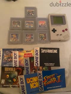 Nitendo Game Boy جيم بوي + ٩ العاب