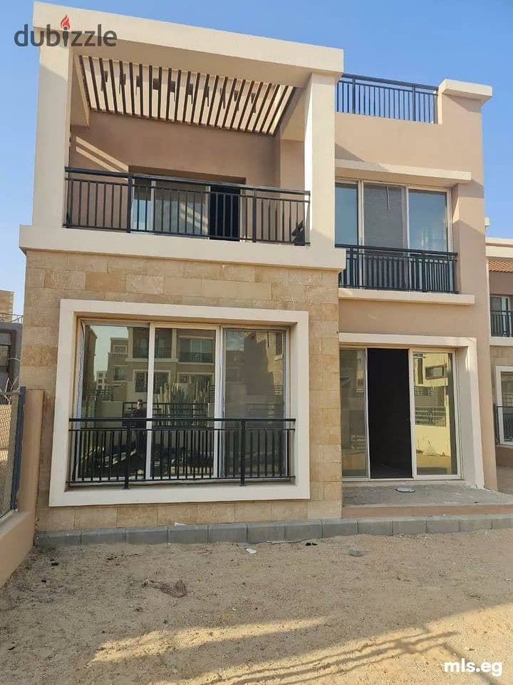 فيلا للبيع سور بسور مع مدينتي من شركة مدينة مصر مشروع Butterfly Mostakbal City 2