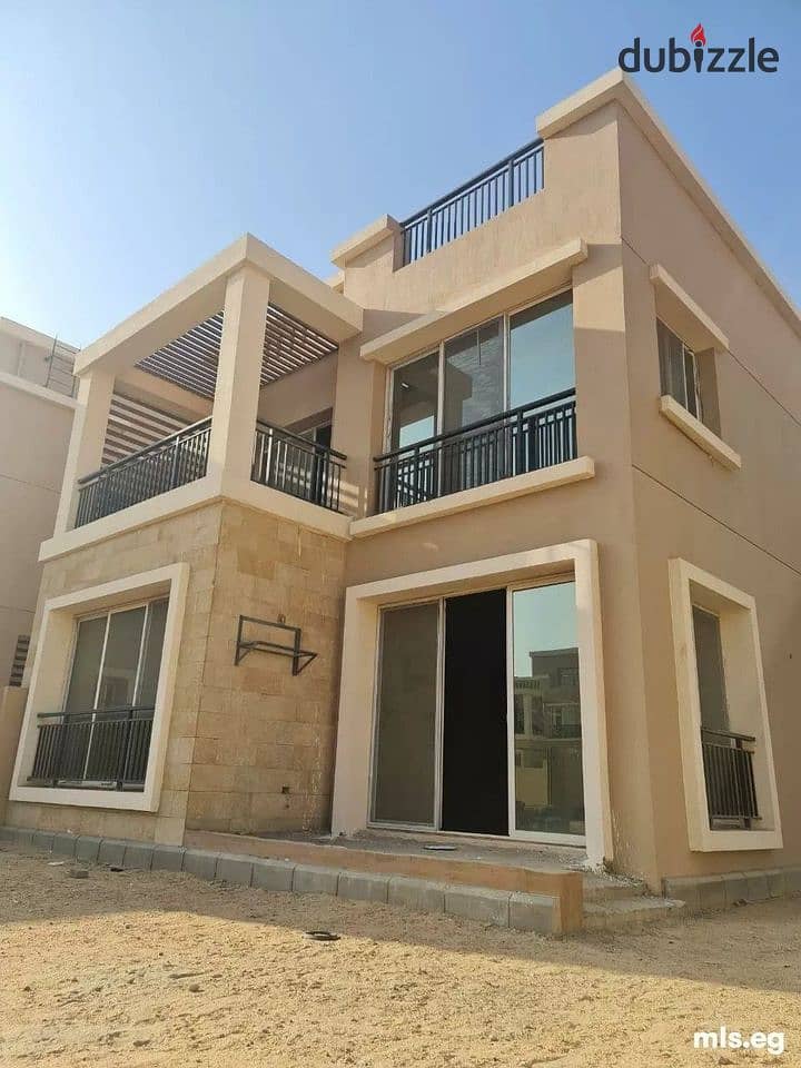 فيلا للبيع سور بسور مع مدينتي من شركة مدينة مصر مشروع Butterfly Mostakbal City 6