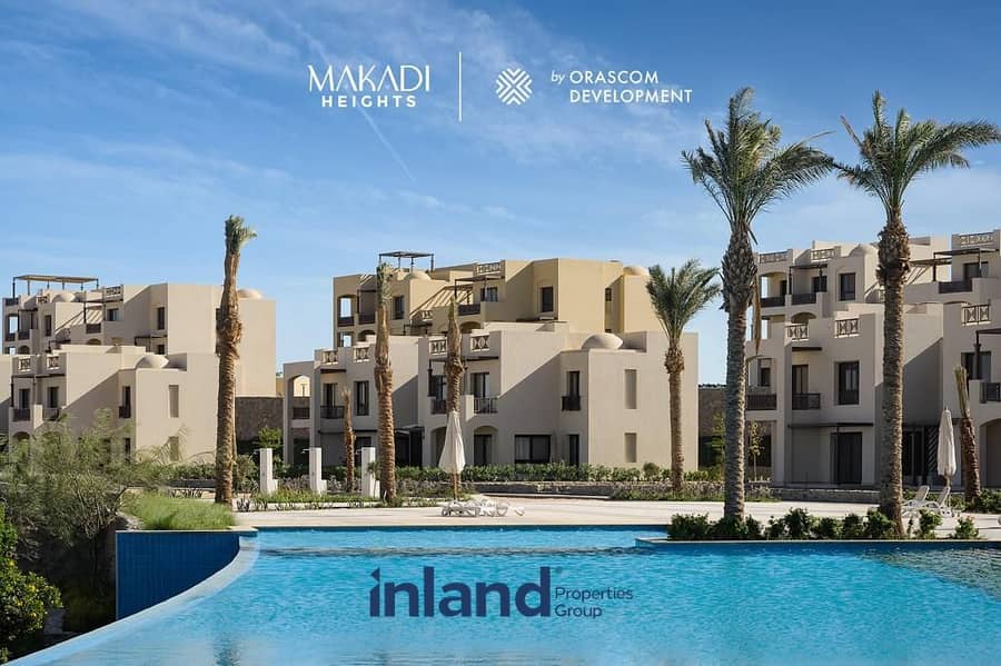 شالية أرضي شايف البحر للبيع في مكادي هايتس البحر الأحمر | الغردقة | Sea View Ground Chalet For Sale Makadi Heights Red Sea | Hurghada 8