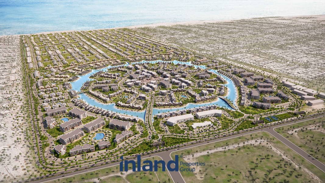 شالية للبيع 119 مترمتشطب بالكامل بتراس في سيلفر ساندس الساحل الشمالي    silver sands north coast 1