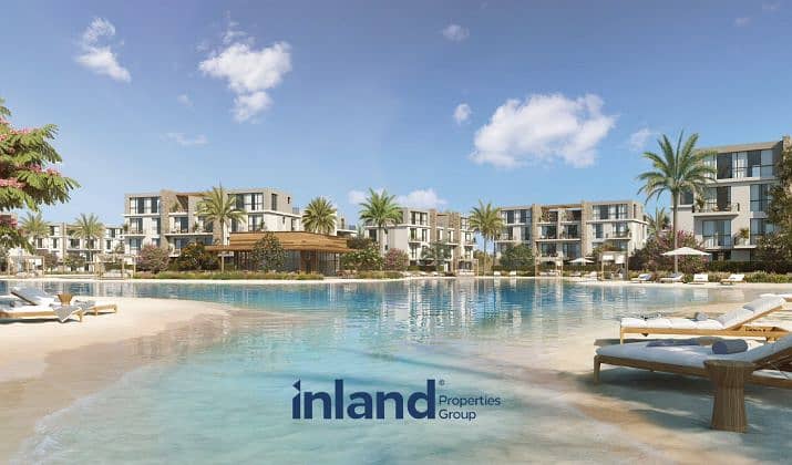 silver sands north coast   شالية للبيع 107متر متشطب بالكامل بتراس في سيلفر ساندس الساحل الشمالي التابع  لمشروع نجيب ساويرس 2