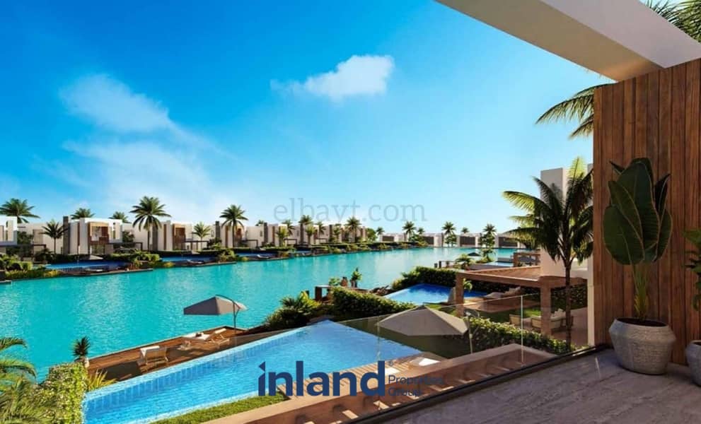 توين هاوس للبيع بمساحه 400 م في هاسيندا باي بفيو مميز للجولف _ hacienda bay north cost 2