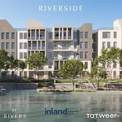 دوبلكس جاردن Duplex  للبيع في نيو زايد  مع تطوير مصر 5% في مشروع ريفرز \ RIVERS NEW ZAYED  علي المحور و امام مطار اسفينكس