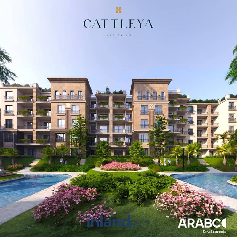 شقة 2 غرفةمتشطبة سوبر لوكس في قلب ال Golden Sqaure في التجمع كمبوند كتاليا \ Cattleya جنب AUC بدون مقدم 2