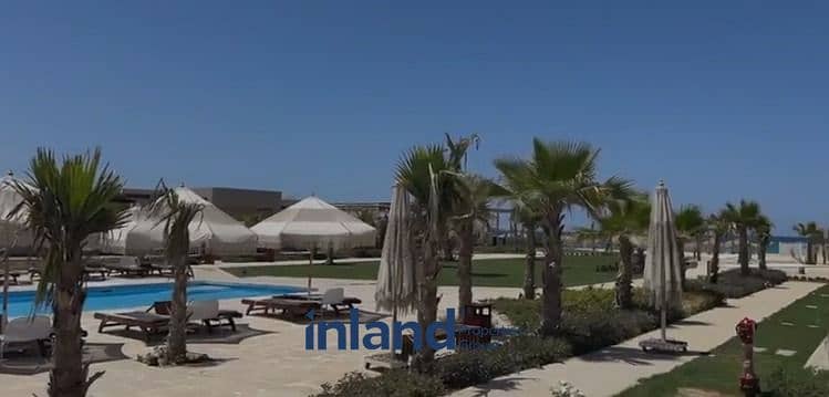 كابين علي البحر دايركت في جايا راس الحكمه \ Own your Serviced cabana at GAIA Ras El Hekma متشطب فندقي بالفرش و الاجهزة 5