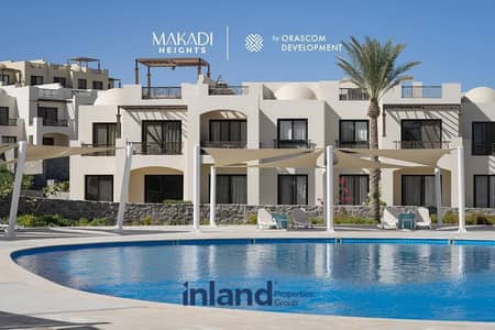 شالية للبيع في مكادي هايتس الغردقه من اوراسكوم متشطب بالكامل علي الاجون دايركت Makadi Heights Hurghada