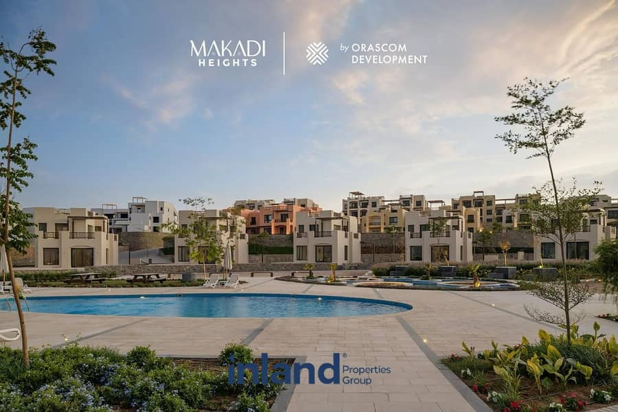 شالية للبيع في مكادي هايتس الغردقه من اوراسكوم متشطب بالكامل علي الاجون دايركت Makadi Heights Hurghada 6