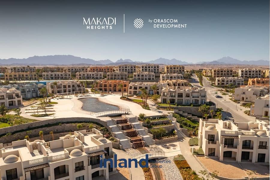 شالية للبيع في مكادي هايتس الغردقه من اوراسكوم متشطب بالكامل علي الاجون دايركت Makadi Heights Hurghada 8