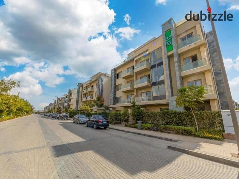 Fully finished ground floor apartment, immediate delivery from Galleria Compound, residential with all services, in interest-free installments 0