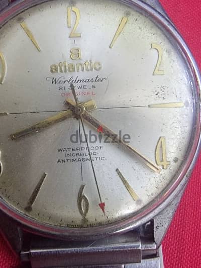 Atlantic worldmaster original watch ساعة اطلانتيك قديمة جدا ملو