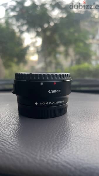 Canon lens 10-18 & 75-300& adapter ef-m 5