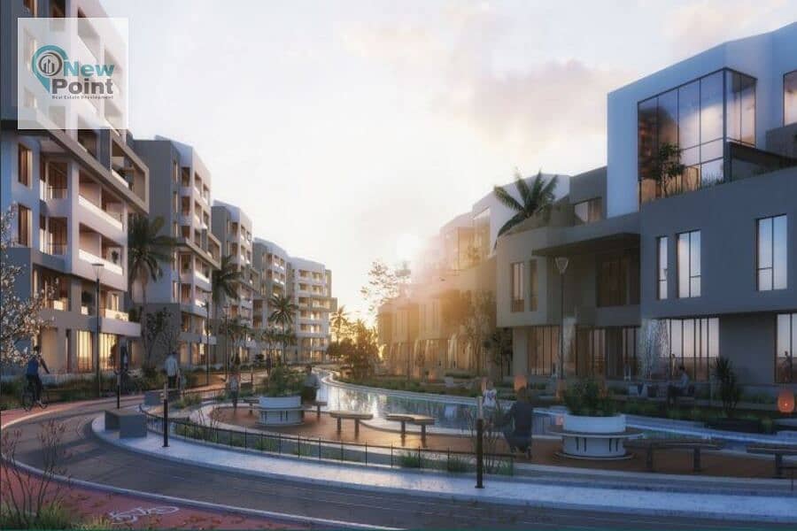 Own a fully finished apartment with a 30% discount and 10 years installments in Rosail City Compound 7