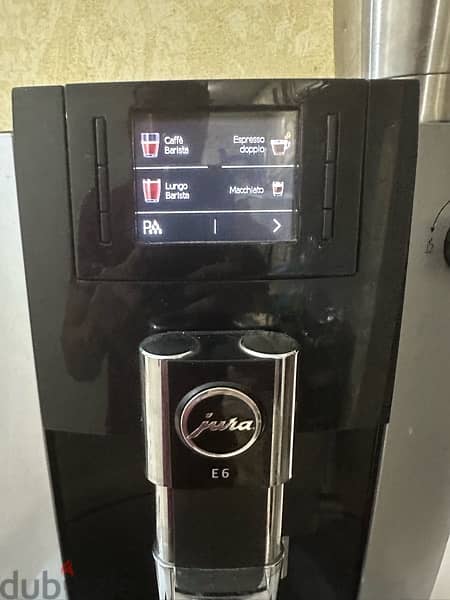 jura E6 automatic coffee machine 3