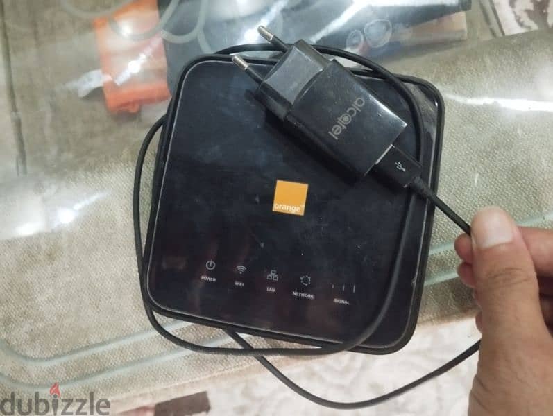 راوتر هوائي اورنج معاه الباور والخط orange home 4g 0