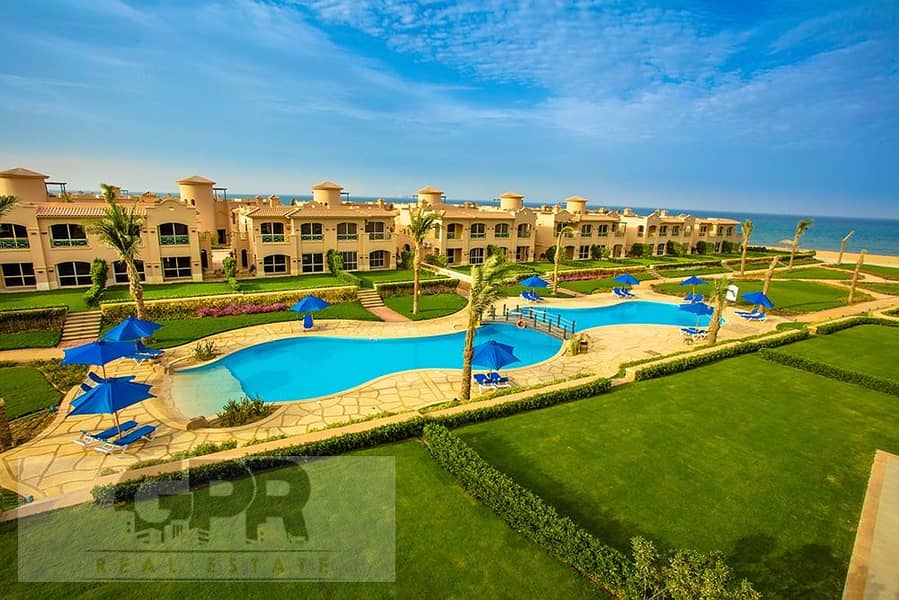 شاليه للبيع 115م متشطب سوبر لوكس في العين السخنة قرية لافيستا جاردنز chalet for sale 115m fully finished at la vista gardens sea view 3