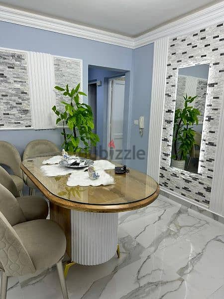 Apartment for rent furnished in Al Rehab, modern furniture 4