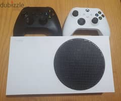 Xbox Series S with two controllers