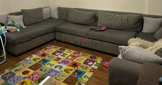 u shape living room