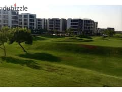 For Sale: Two-bedroom apartment with a golf view in front of Cairo Airport.