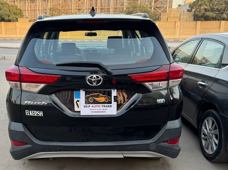 Toyota Rush 2019تيوتا راش ٧ راكب فابريكة بالكامل بمقدم ٣٠٠ الف 6