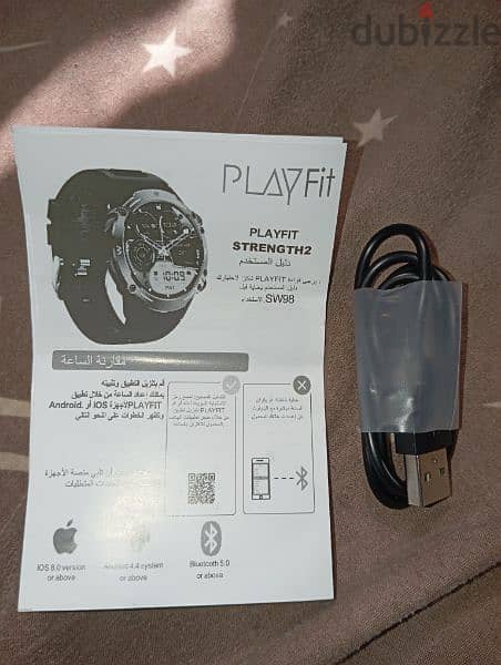 ساعة ذكية playfit استعمال شهر ونص ب العلبة 2