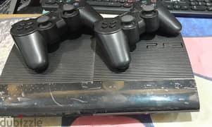 Ps3 500GB slim معدل شبه جديد استعمال خفيف جدا