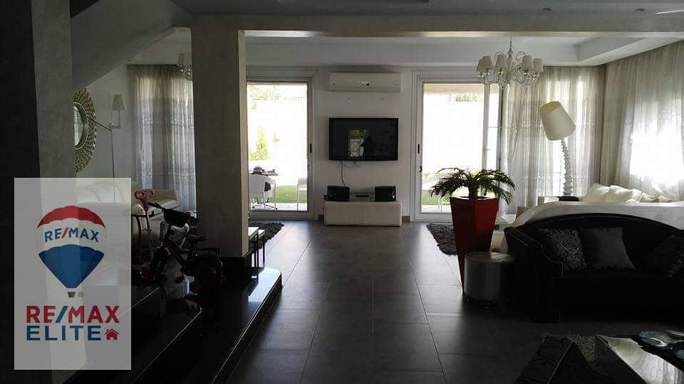 Fully finished Townhouse corner for sale in Grand Residence, Fifth Settlement 360M+ROOF 11