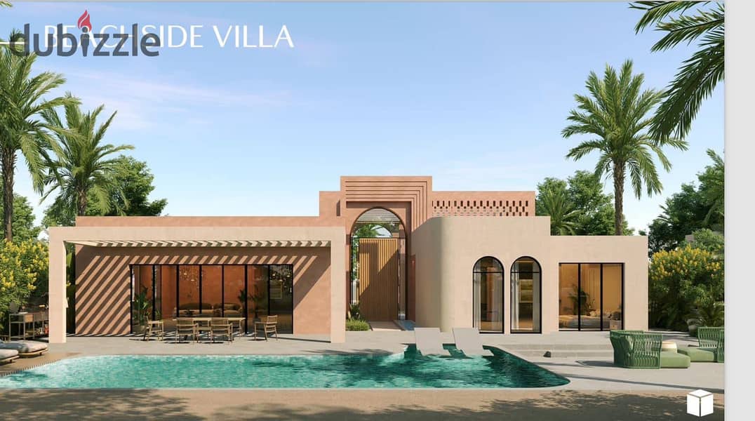 فيلا للبيع علي البحر مباشر في سوديك راس الحكمة في الساحل الشمالي || villa for sale directly sea view in ogami sodic on the north coast 3