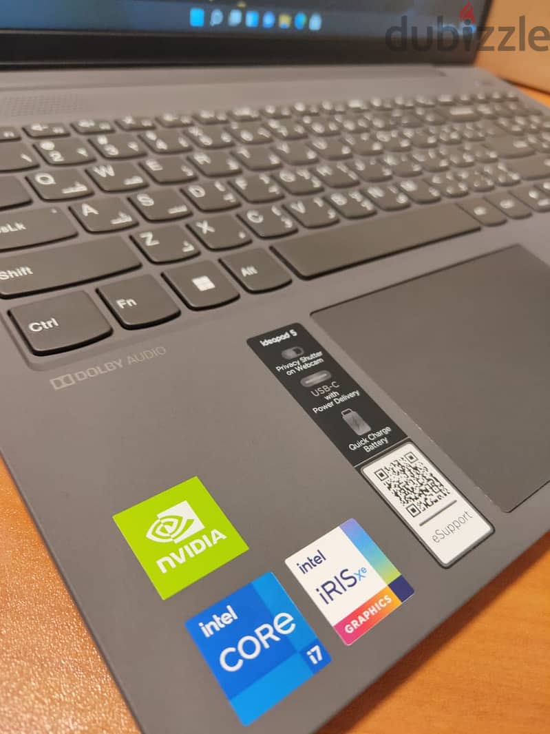 lenovo core i7 الجيل الحادي عشر+ nvidia mx450 2gb+ full hd ips 3