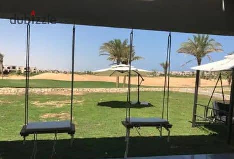 أخر دوبلكس شاليه متشطب برايم لوكيشن في هاسيندا باي من بالم هيلز بجوار مراسي Hacienda Bay 7