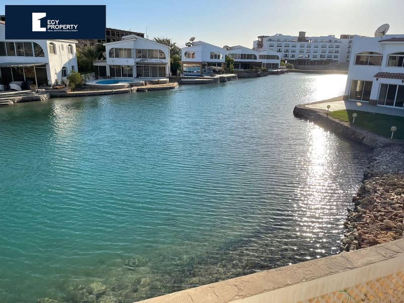 First Row Lake Villa, Ready to Move in El Gouna with Prime Location 2