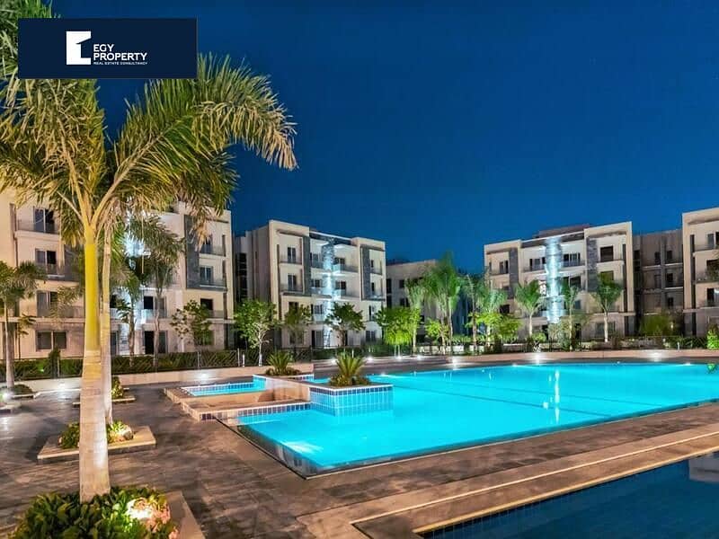 Pool View Apartment Ready to Move for 1,775,000 EGP for Sale in Galleria Moon Valley in the Golden Square New Cairo 1