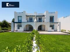 First Row to the Lagoon, Ready to Move Twin House in Mountain View Ras el Hekma for Sale  استلام فوري صف اول على اللاجون 0