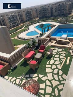 Own a Penthouse with pool on the roof and pay over 5 years in New Cairo in the heart of Golden Square 0