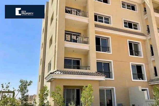 3 bedrooms apartment with lowest price and 5% down payment only in New Cairo Prime location in Sarai 3