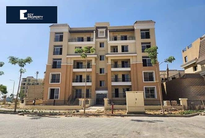 3 bedrooms apartment with lowest price and 5% down payment only in New Cairo Prime location in Sarai 4