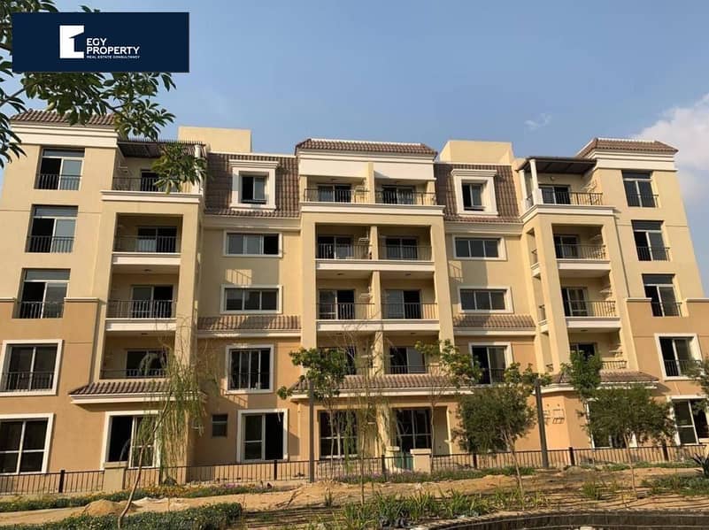 3 bedrooms apartment with lowest price and 5% down payment only in New Cairo Prime location in Sarai 6