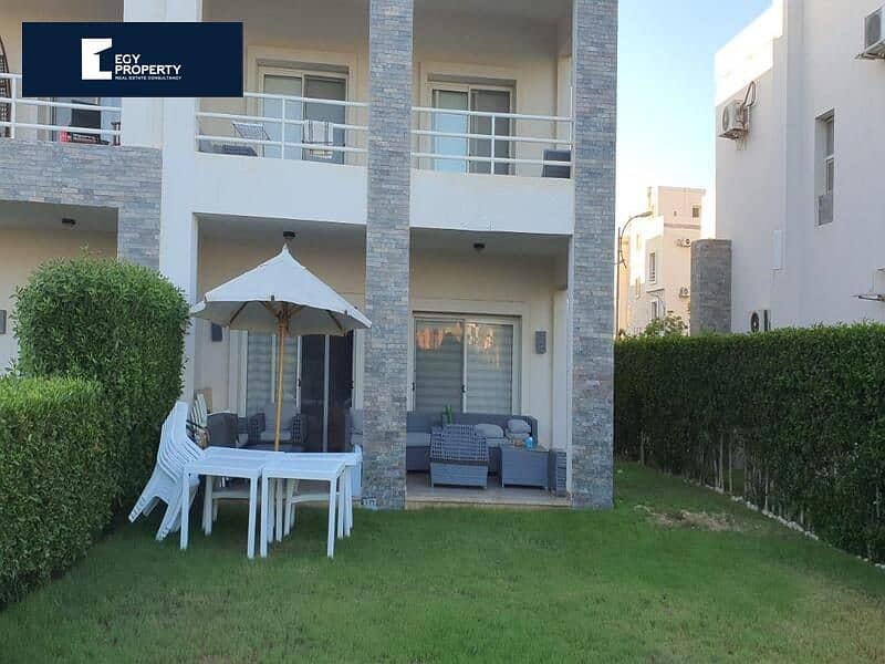 Ready to Move Ground with Garden Duplex with Greenery View in Amwaj FOR SALE دوبلكس أرضي استلام فوري بجاردن 10