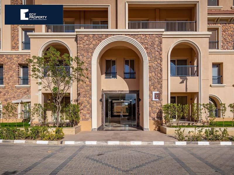 Fully Finished Apartment with garden with lowest down payment and best price payment over 5 years in New Cairo 6